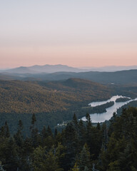 Sunset from Mt. Norris