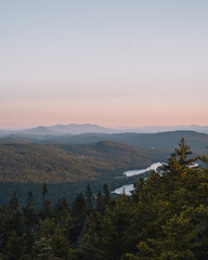 Sunset from Mt. Norris