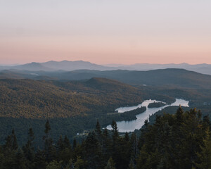 Sunset from Mt. Norris