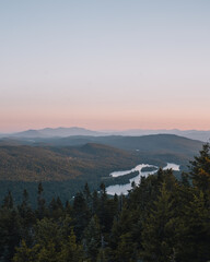 Sunset from Mt. Norris