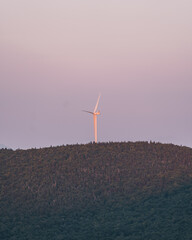 Mountaintop windmills