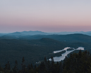 Sunset from Mt. Norris