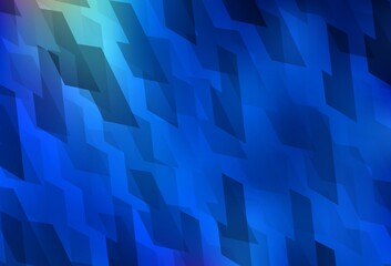 Light BLUE vector backdrop with rhombus.