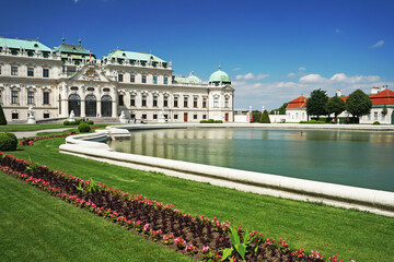 Fototapeta premium Belvedere palace in Vienna