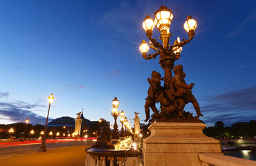 The bridge Alexandre III was offered to France by the Tsar Alexandre III of Russia to mark the...