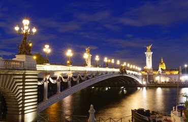 The bridge Alexandre III was offered to France by the Tsar Alexandre III of Russia to mark the...
