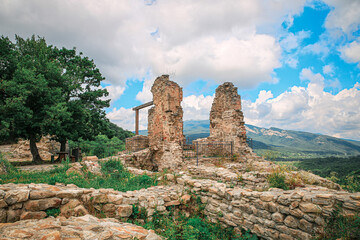 Ruins of the ancient Ujarma fortress, Georgia