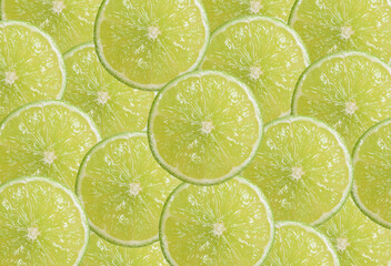 Lime slices background