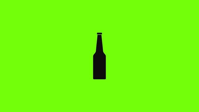 Bottle water icon animation