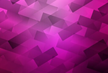 Light Pink vector backdrop with rhombus.