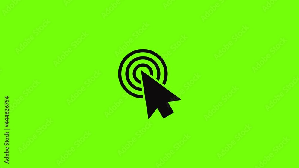 Poster cursor design element icon animation
