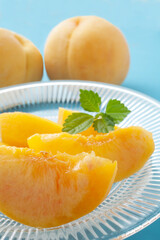 黄桃　　桃　　イメージ