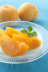 黄桃　　桃　　イメージ