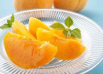 黄桃　　桃　　イメージ