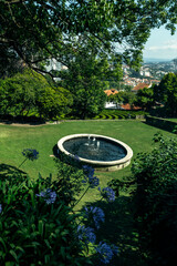 View of the public park of Sao Roque in Porto, Portugal.