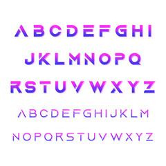 Modern Alphabet Characters A to Z