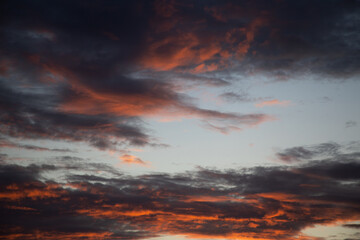 Atardecer violento