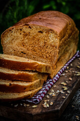 healthy eating with multigrain bread