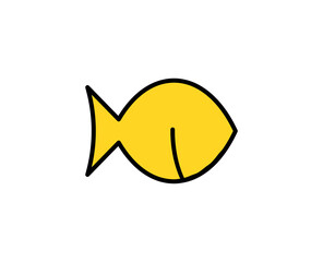 Fish premium line icon. Simple high quality pictogram. Modern outline style icons. Stroke vector illustration on a white background. 
