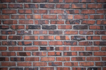 red brick wall