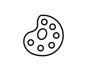 Palette line icon