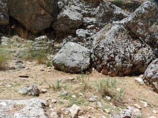 rocks in the mountains