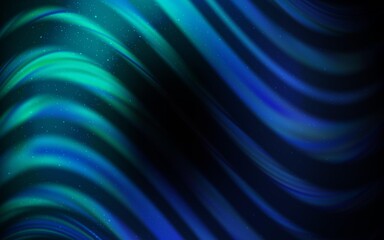 Obraz premium Dark BLUE vector layout with cosmic stars.