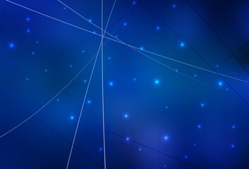 Light BLUE vector pattern with polygonals and circles.