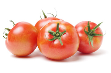 fresh tomato isolated on white background