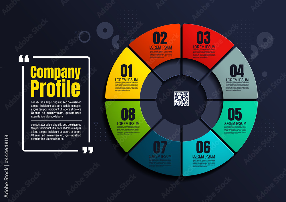 Canvas Prints infographics business, process chart design template for presentation, abstract timeline elements.