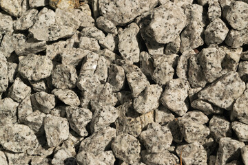 Diorite Igneous Stone Texture Background, Gray Granite Stones