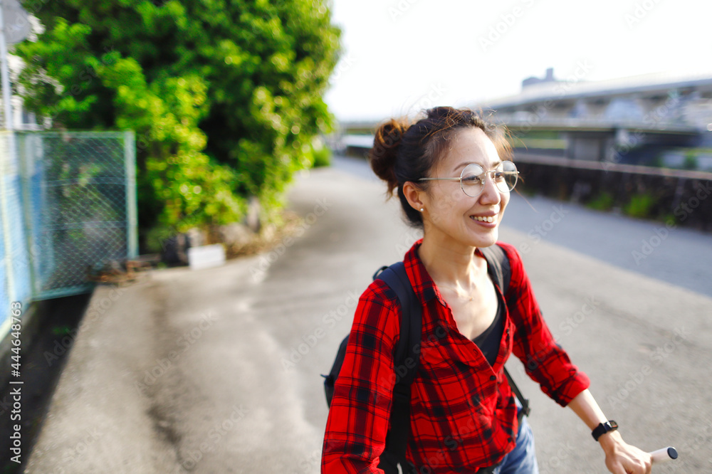 Poster 笑顔の女性