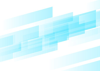 Blue and white abstract tech geometric background. Vector design