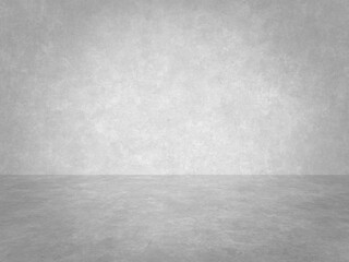 empty gray interior with concrete wall