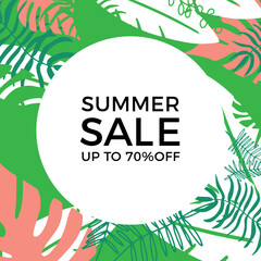 Hand drawn summer instagram posts or social media stories template. Can be use for floral wedding invitation, greeting card, banner, flier, business card and more