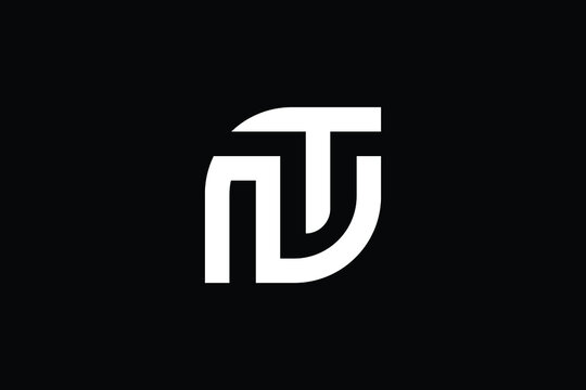 TN logo letter design on luxury background. NT logo monogram initials letter concept. TN icon logo design. NT elegant and Professional letter icon design on black background. T N NT TN