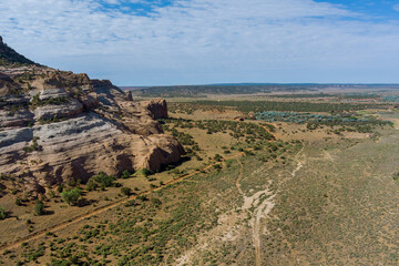 Aerial panoramic view Arizona, at mountain desert landscape Canyon in USA