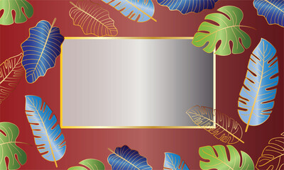 autumn background with leaves