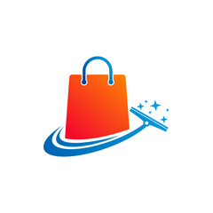 Shop Clean logo vector template, Creative Clean logo design concepts