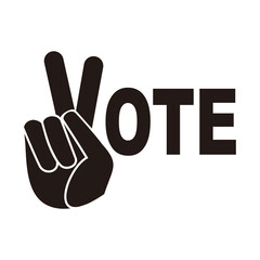 vote icon vector illustration sign 