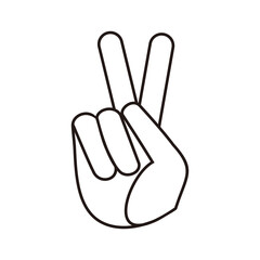 peace icon vector illustration sign 
