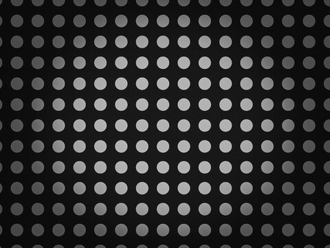 Abstract black background, black circle pattern, illustration image