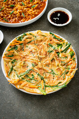 Pajeon or Korean pancake or Korean pizza