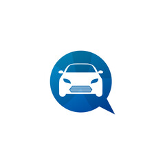 Chat Car logo vector template, Creative Car logo design concepts