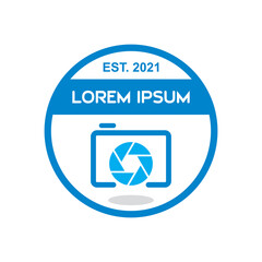 shutter logo , technology logo vector