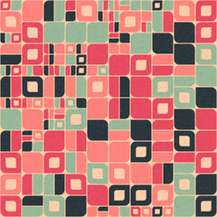 Abstract Geometric Pattern generative computational art illustration