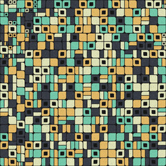 Abstract Geometric Pattern generative computational art illustration