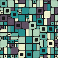 Abstract Geometric Pattern generative computational art illustration