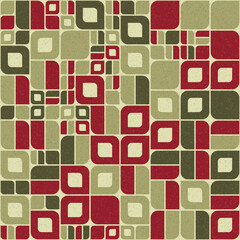 Abstract Geometric Pattern generative computational art illustration