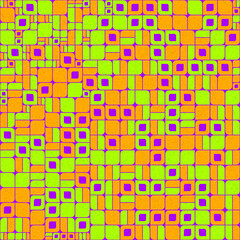 Abstract Geometric Pattern generative computational art illustration